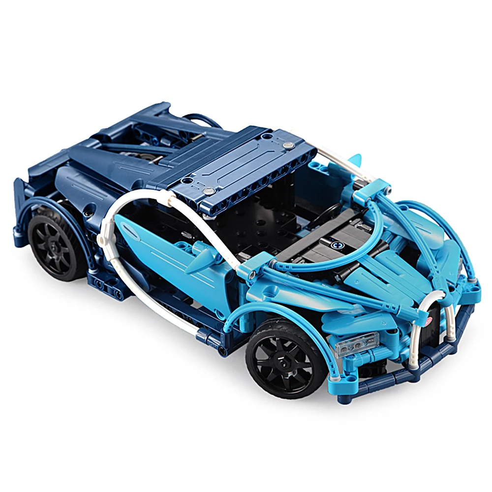Legoing 419 шт. Building Block дистанционное управление RC Bugatti Дракон модель гоночной машины