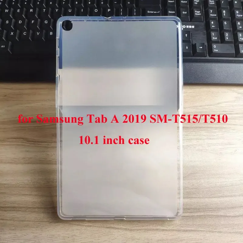 TPU Умный кожаный чехол для samsung Galaxy Tab A SM-T515 T510 T515, чехол-подставка для планшета samsung Tab A 10,1 чехол - Цвет: TPU