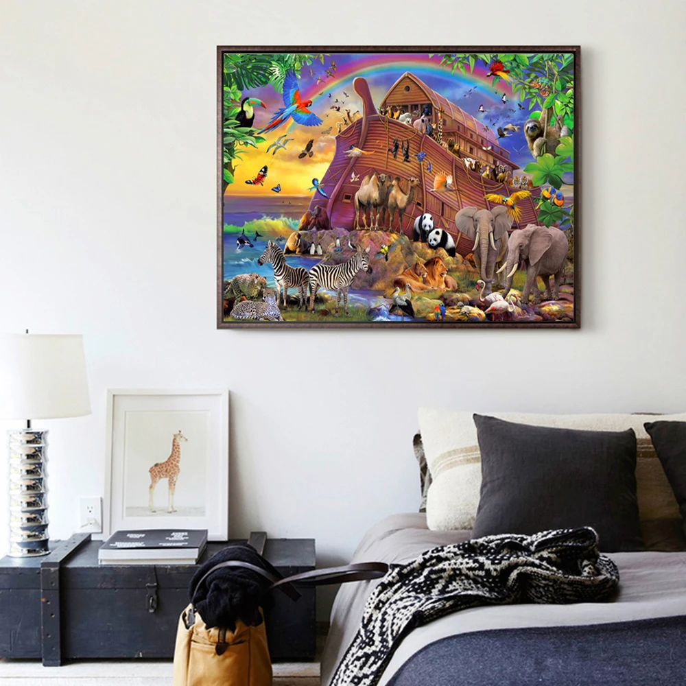 Scenery Animal Diamond Painting New Arrival DIY 5D Special Daimond Embroidery Full Rhinestone Mosaic Wall Home Decor | Дом и сад