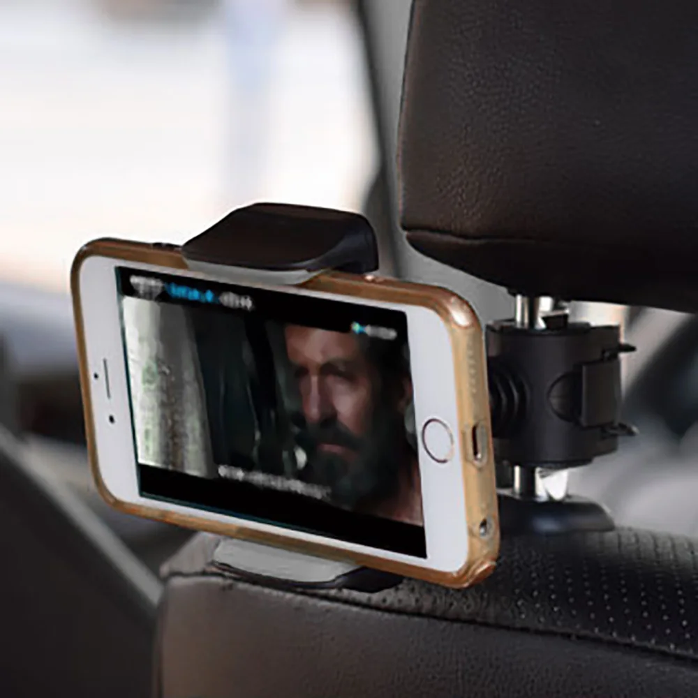 Автомобильный держатель для телефона с поворотом на 360 градусов спинку сиденья