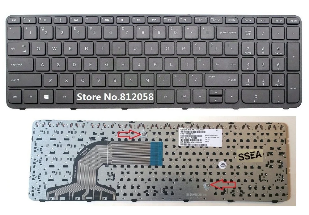 

Новая клавиатура SSEA для ноутбука HP Pavilion 15-N 15-E 15-G Series 15-N000 15-N100 15-E000 15-N000 15-n010us 15-n012nr 15-n013ca