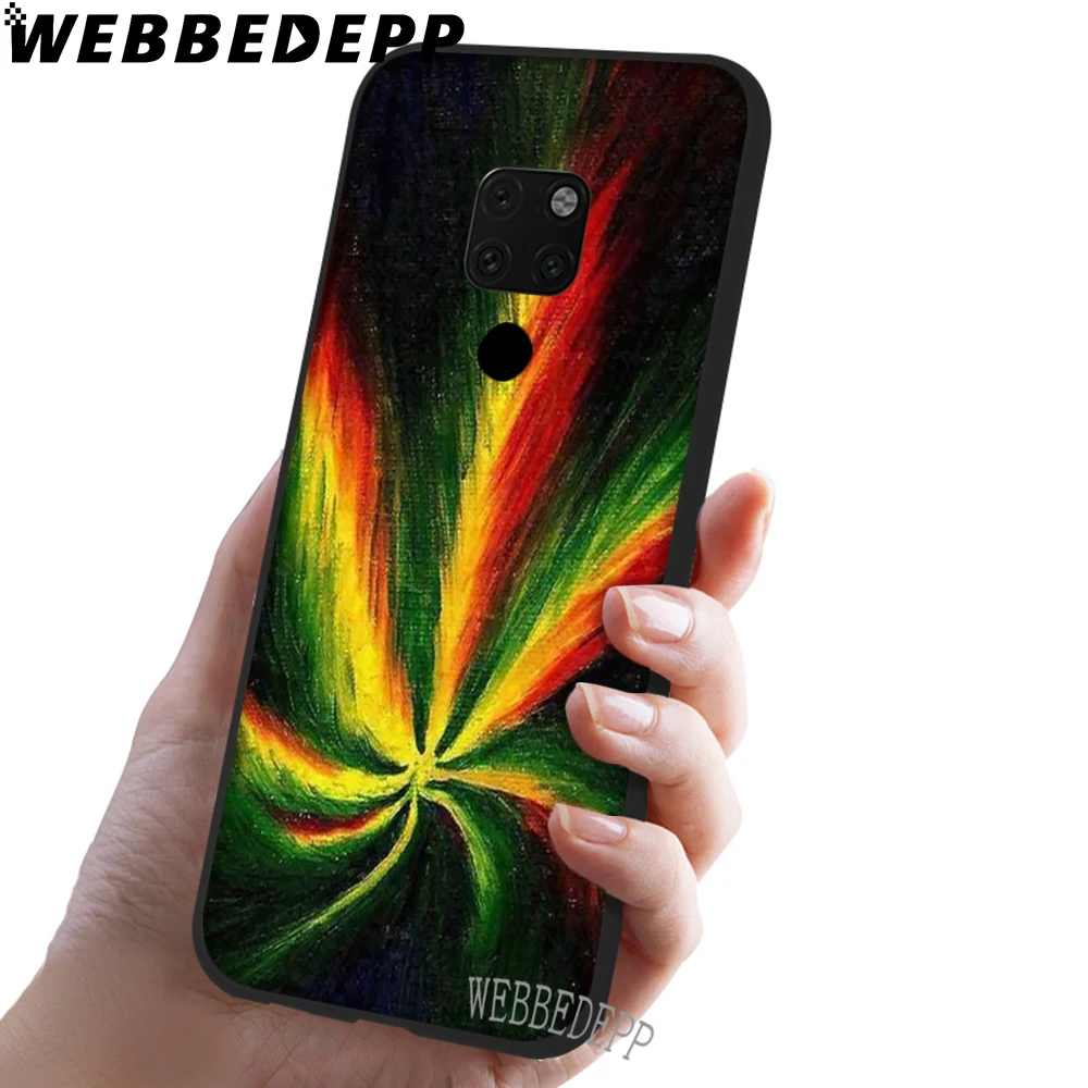 WEBBEDEPP мягкий чехол с листьями сорняка для Huawei Honor 6 7A Pro 7C 8C 7X 8X 8 9 10 lite Note10 | Мобильные