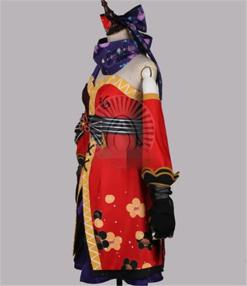 2017 Lovelive! Ninja After Awakening Kousaka Honoka костюм для косплея рождественское платье O|Костюмы