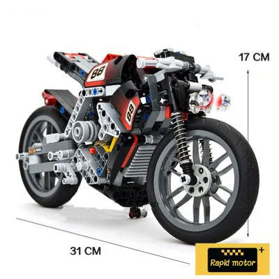 DIY Игрушечные лошадки для детей строительные Конструкторы быстрого Двигатель