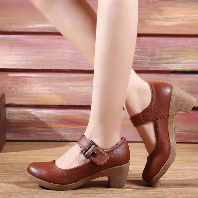 USHINE brown/black/red/White heel 6 cm Indoor /outdoor exercises teacher shoes ballroom Square Dance sneakers shoes for woman