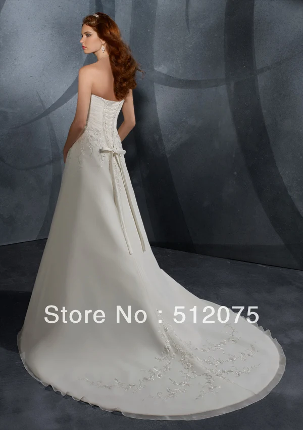 Free Shipping New Stock 2013 style Sexy pleat appliques Wedding gowns gown All Size | Свадьбы и торжества
