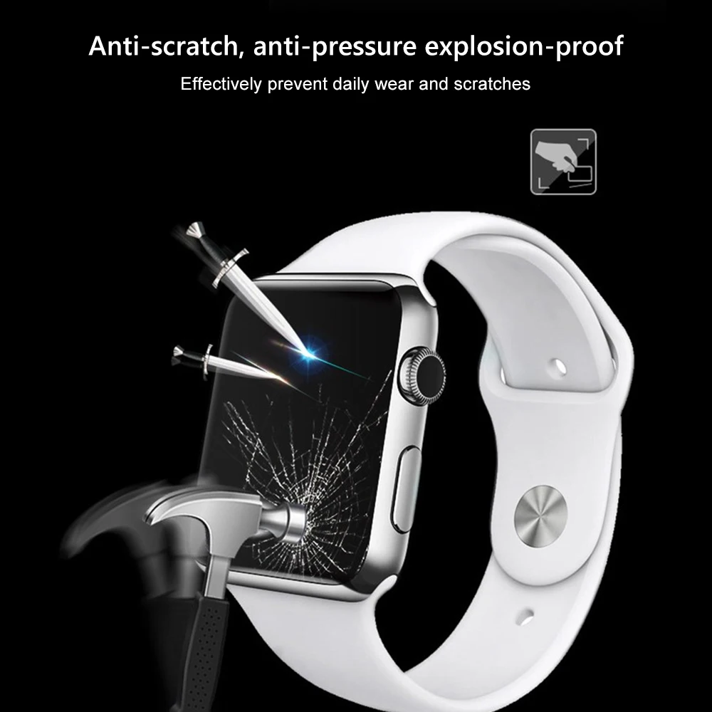 Гидрогелевая 3d-пленка для iWatch полное покрытие Защита экрана Apple Watch 38 мм 42 40 44