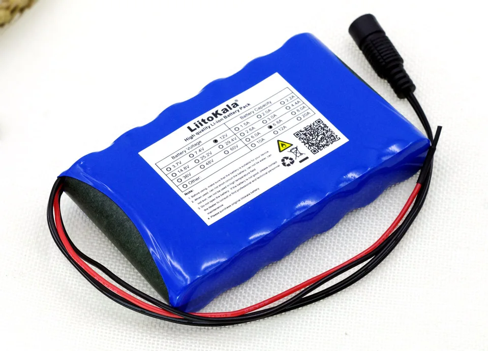 Liitokala 12 v 6 8 Ah 6800mAh 18650 аккумуляторные батареи V PCB литиевая батарея Защитная