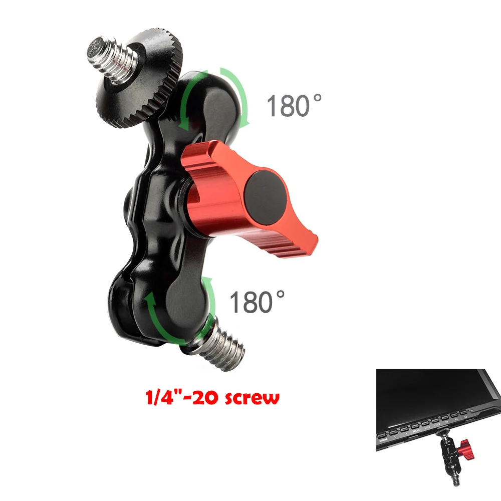 Новейший шарнирный адаптер Magic Arm из алюминиевого сплава для монитора камеры