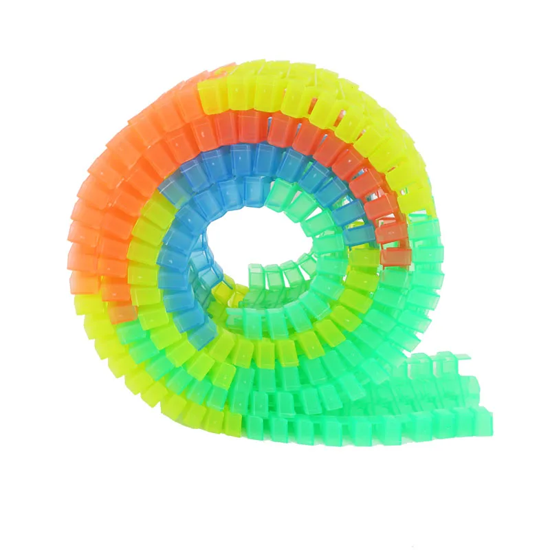 

Hot Magical track funny Glow track Spare parts For Magical Tracks DIY LED Light Up Car Toys Glowing Racing Electronics Glow Car