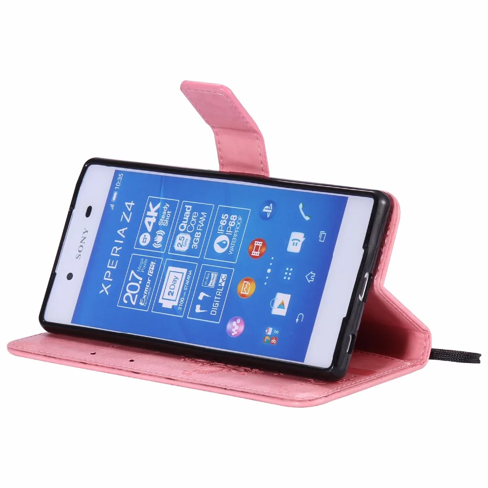 Чехол Кошелек ARYIKUM для Sony Xperia Z4 задняя крышка телефона Z3 Plus + E6553 E6533 двойная