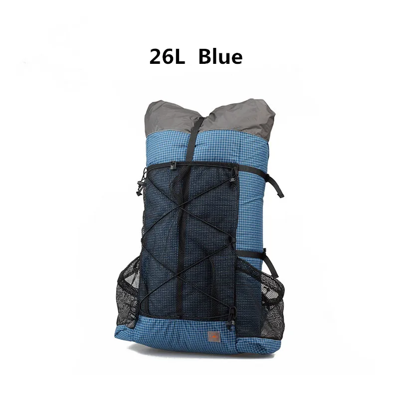 26L Blue 3F UL GEAR 26L 38L походный рюкзак для походов Сверхлегкий безрамный UHMWPE походные рюкзаки - Цвет: 26L Blue