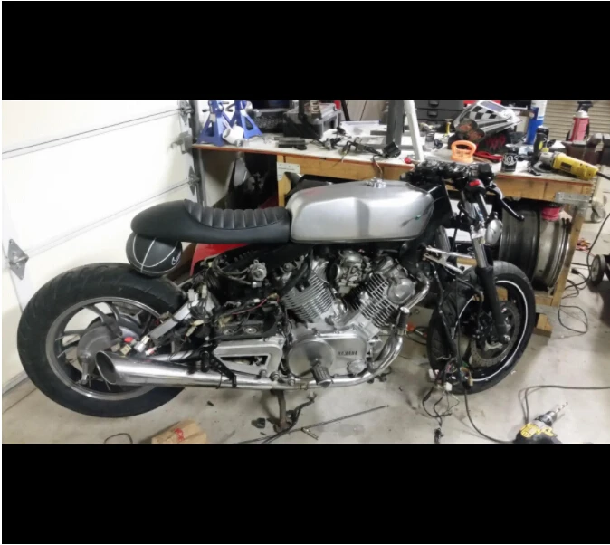 BIKINGBOY 9L 2.4Gal Универсальный Cafe Racer газа топливного бака для Honda Kawasaki Suzuki YAMAHA RD50 RD 350 400