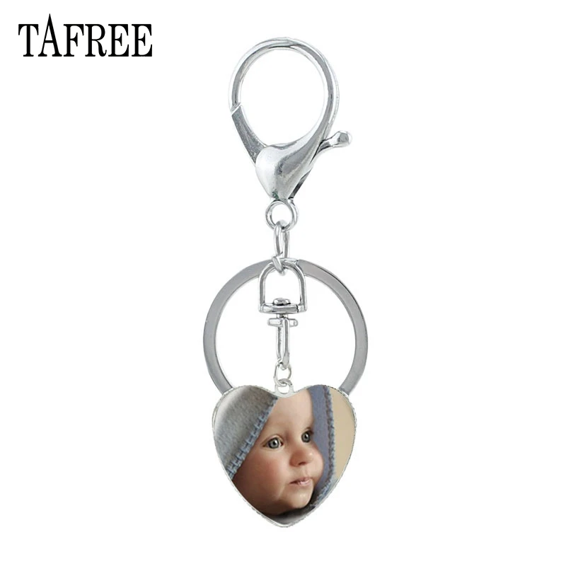 clasp-heart TAFREE индивидуальная семейная фотография брелок ручной работы ребенок папа мама брат сестра портрет индивидуальный заказ NA01 - Color: clasp-heart