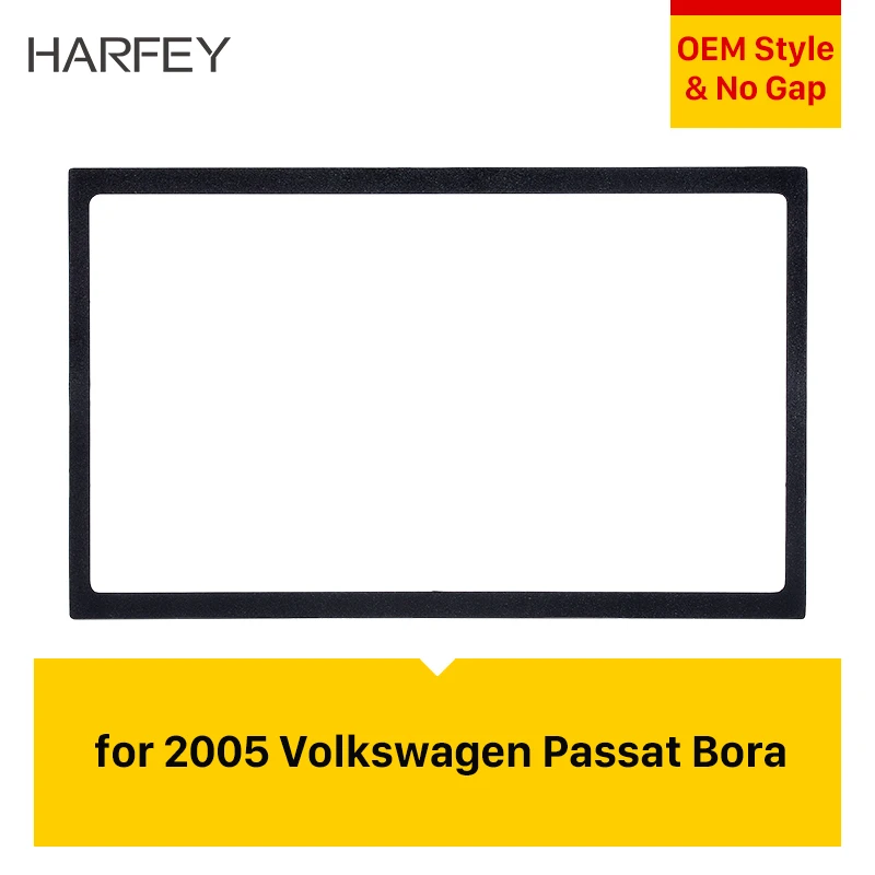 Автомагнитола Harfey 2 Din для 2005 Volkswagen Passat Bora панель DVD плеера 178*102 мм отделка