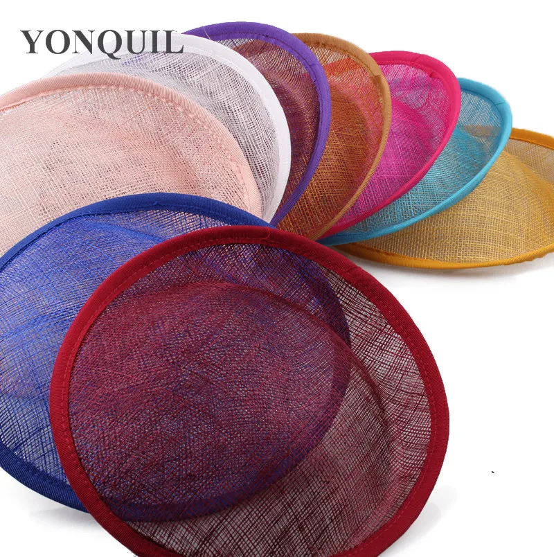 

17 Colors Derby Wedding 20 CM SINAMAY Fascinators Base Party Hats Fascinators DIY Hair Accessories Cocktail Headpieces 5PCS/Lot
