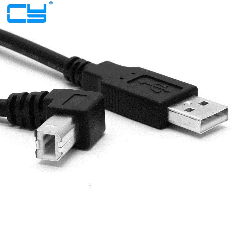 USB 2 0 папа в B 90 градусов вниз локтевой кабель Разъем для жесткого диска картридж