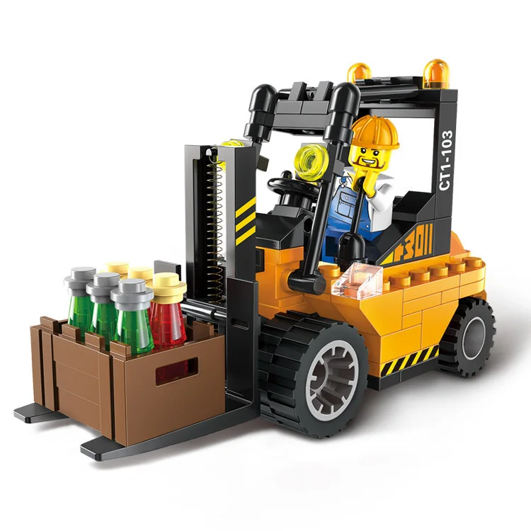 Просвещения Кирпич город серии Sweeper Building Block комплекты Кирпичи совместимы с legoen