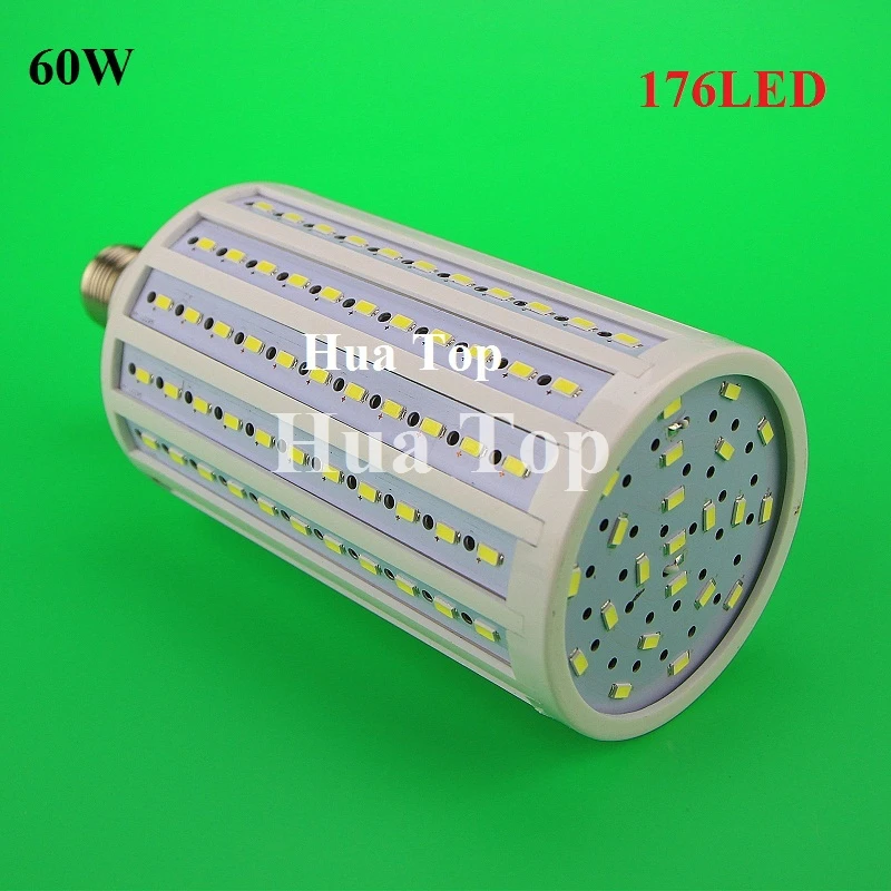 E27 B22 E14 E40 7 Вт, 15 Вт, 30 Вт, 40 Вт, 50 Вт, 60 Вт, 80 Вт, 100 Вт 5730 SMD Cree чип лампа переменного тока в виде кукурузы 110V 220V светодиодный лампы холодный теплый белый лампада