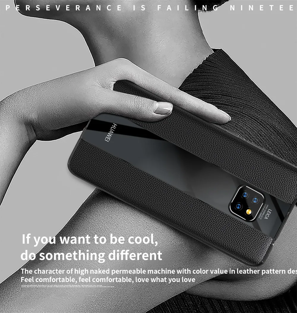 For Huawei Mate 20 Pro Phone Case Luxury Porsche Design Leather Skinned PU Silicone TPU Soft Cover for Mate20 |