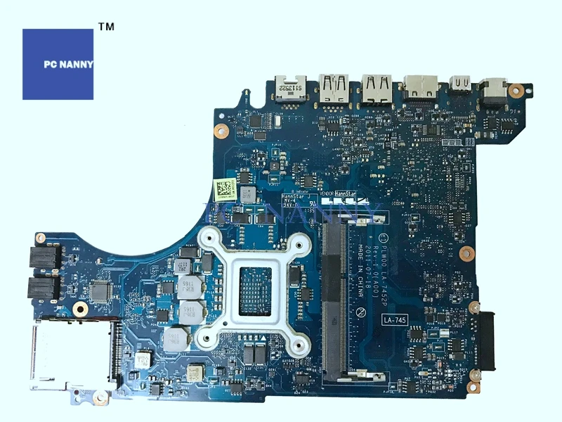 Материнская плата PCNANNY PLW00 LA-7452P для Dell XPS 14z L412Z i5-2430m &quotкласс А&quot материнская