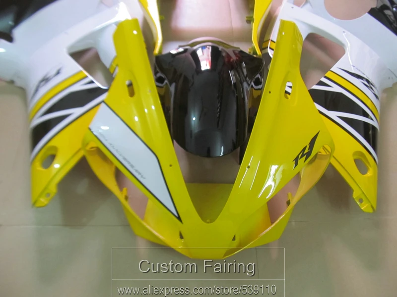 Комплект обтекателей для кузова Yamaha YZFR1 00 01 желтый белый черный комплект YZF R1 2000 2001