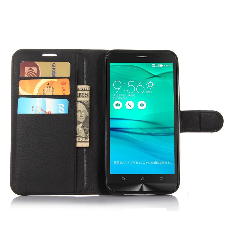 Роскошный кожаный чехол для ASUS ZenFone Go ZB551KL/ZenFone ТВ 5 дюймов флип защитный телефон