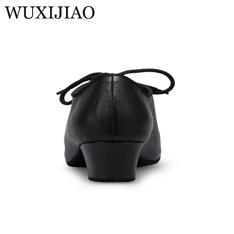 WUXIJIAO/Обувь для латинских танцев кожаная обувь женская взрослых Осенняя baotou