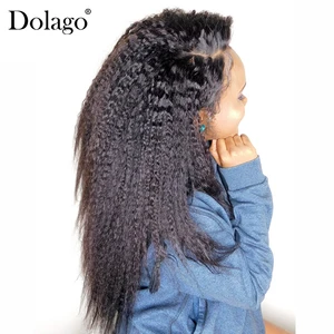 5X5 кружевная застежка, курчавая прямая застежка, свободная часть, предварительно выщипанные Детские волосы, человеческие волосы Remy, бразильские волосы, отбеленные узлы Dolago