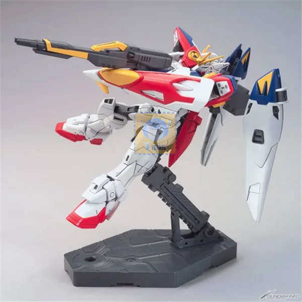 Оригинальный телефон Gundam HG 1/144 модель XXXG 00W0 WING GUNDAM ZERO Mobile Suit детские