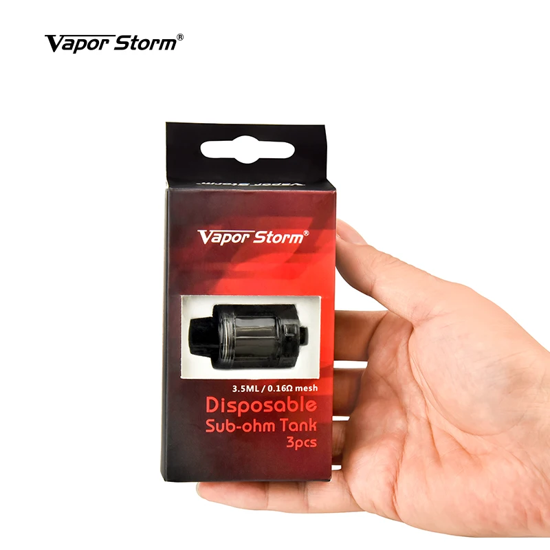 Испаритель Vapor Storm 3 шт./лот одноразовый резервуар D11 5 Ом испаритель с сетчатой