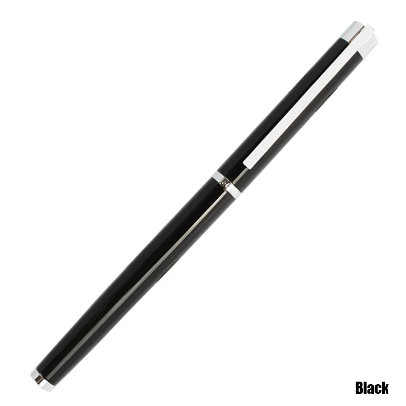 126heiqiF0.5 Jinhao 126 авторучка 0,38 мм перо Caligraphy ручка черная сталь высокое качество чернильные ручки для письма металлические школьные принадлежности для студентов - Цвет: 126heiqiF0.5