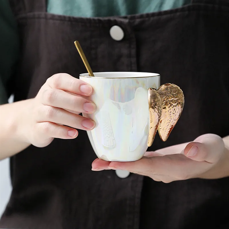 Креативная керамическая кружка в скандинавском стиле со стандартной ручкой