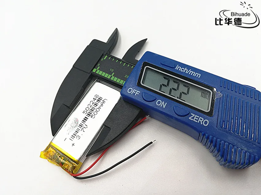 3.7V 500mAH 502248 Polymer lithium ion / Li-ion Rechargeable battery for DVR GPS mp3 mp4 | Электроника