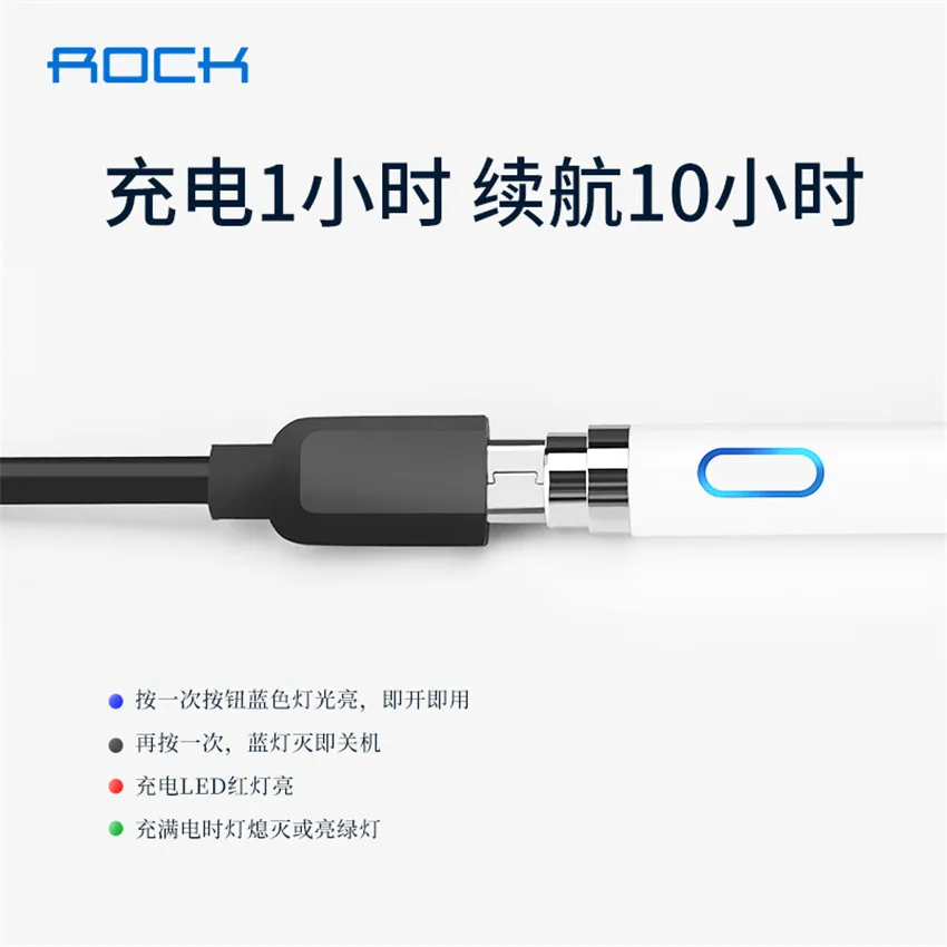Для apple Pencil ROCK новый стилус сенсорная панель для планшета карандаш ipad 2017 Pro