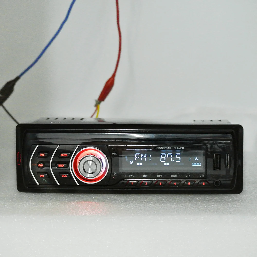 Универсальный автомобильный радиоприемник стерео MP3-плеер с Bluetooth 12 В USB AUX SD