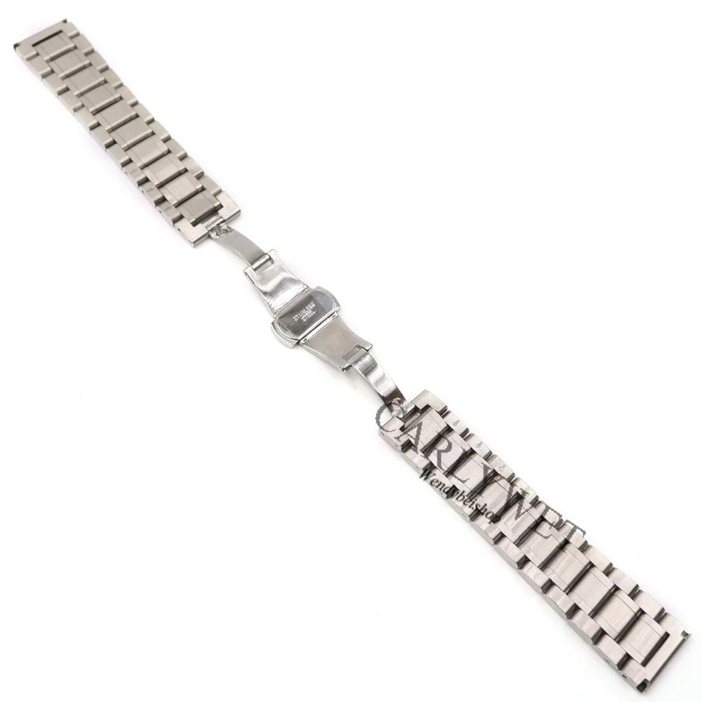 Сменный Браслет CARLYWET 14 16 18 19 20 21 22 24 26 28 30 мм для часов Omega, часов Omega, Tudor, Breitling Tissot