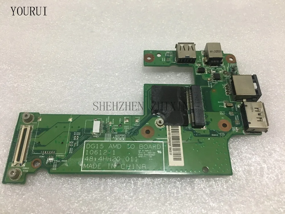 Для DELL INSPIRON 15R N5010 POWER USB DC JACK DG15 плата ввода вывода 09697 1 48. 4hh02. 011|Компьютерные кабели