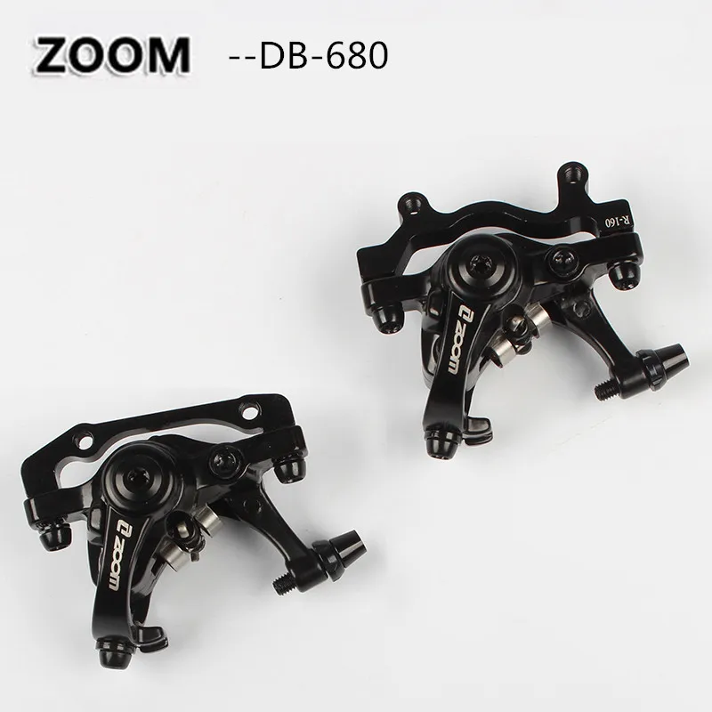 ZOOM Bicycle Line Pulling Disc Brake mountain road bike Disc Brake Black Double Brake Mechanical Caliper