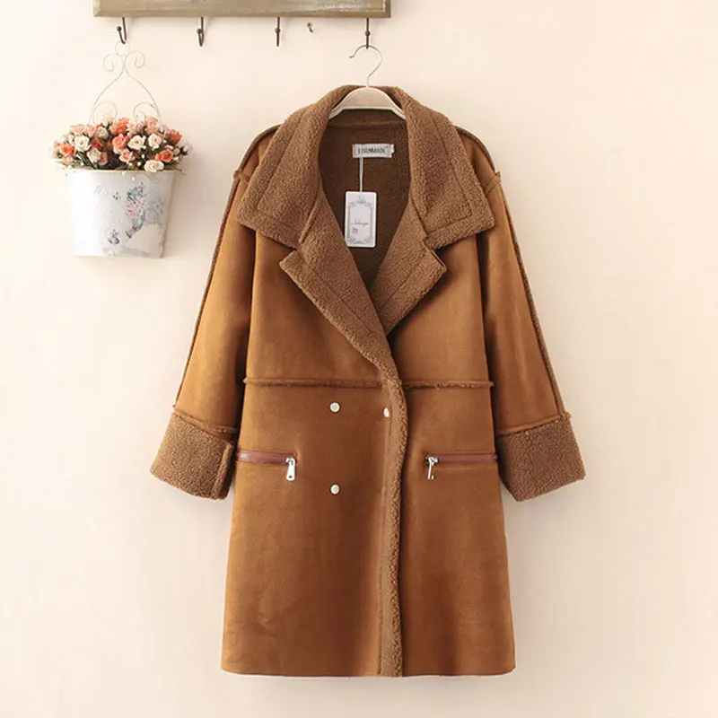 HEE GRAND/женское пальто из искусственной кожи большие размеры 4XL|Куртки