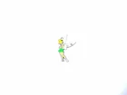 Новинка, 20 шт., эмалированные металлические подвески в виде зеленой Девочки Tinkerbell с рисунком из мультфильма, ювелирные изделия, аксессуары для рукоделия