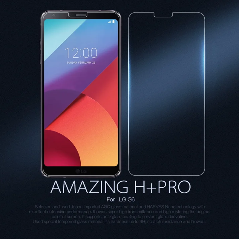 Для LG G6 закаленное стекло Nillkin Amazing H + Pro защита для экрана 5 7 &quotПротивоударная 2.5D