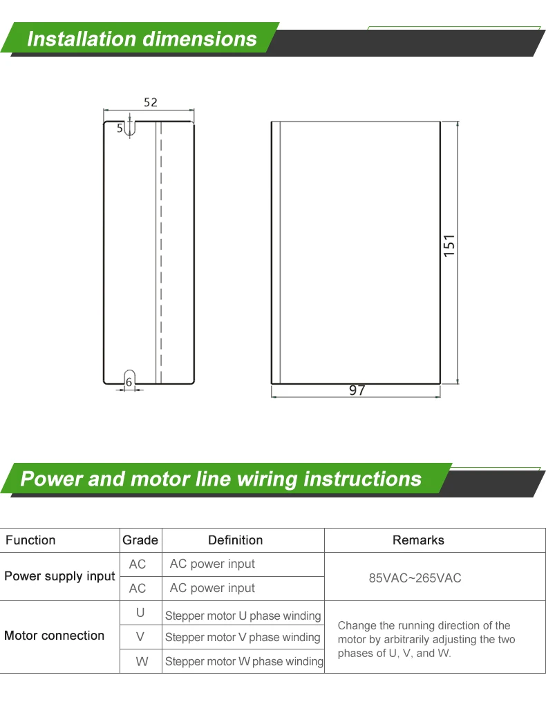 RETUBRO шаговый двигатель Nema 43 R110 AC 110-230 в 1,1-5.0A 2 фазы открытый цикл шаговый драйвер 220 В