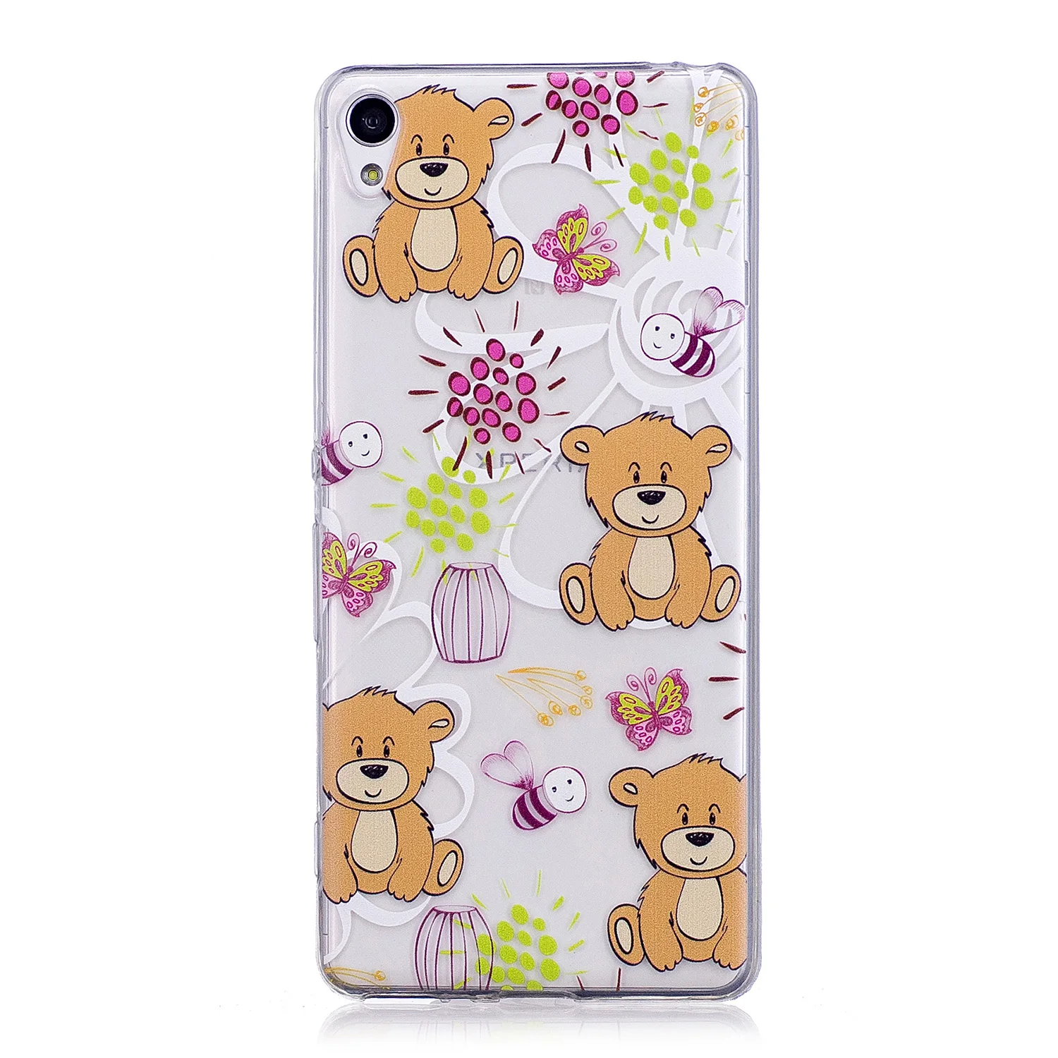 Case Suit For Sony Xperia XA Dual Tuba F3111 F3112 F3116 Soft Cartoon Phone Cover F 3111 3112 3116 Silicon Damping Coque |