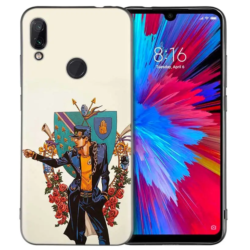 07 JoJo Необычные Приключения силиконовый чехол для Xiaomi Mi 9 8 Play A1 A2 Redmi Note 7 6 6A 5 Plus S2 GO Lite Pro Pocophone F1 - Цвет: 07