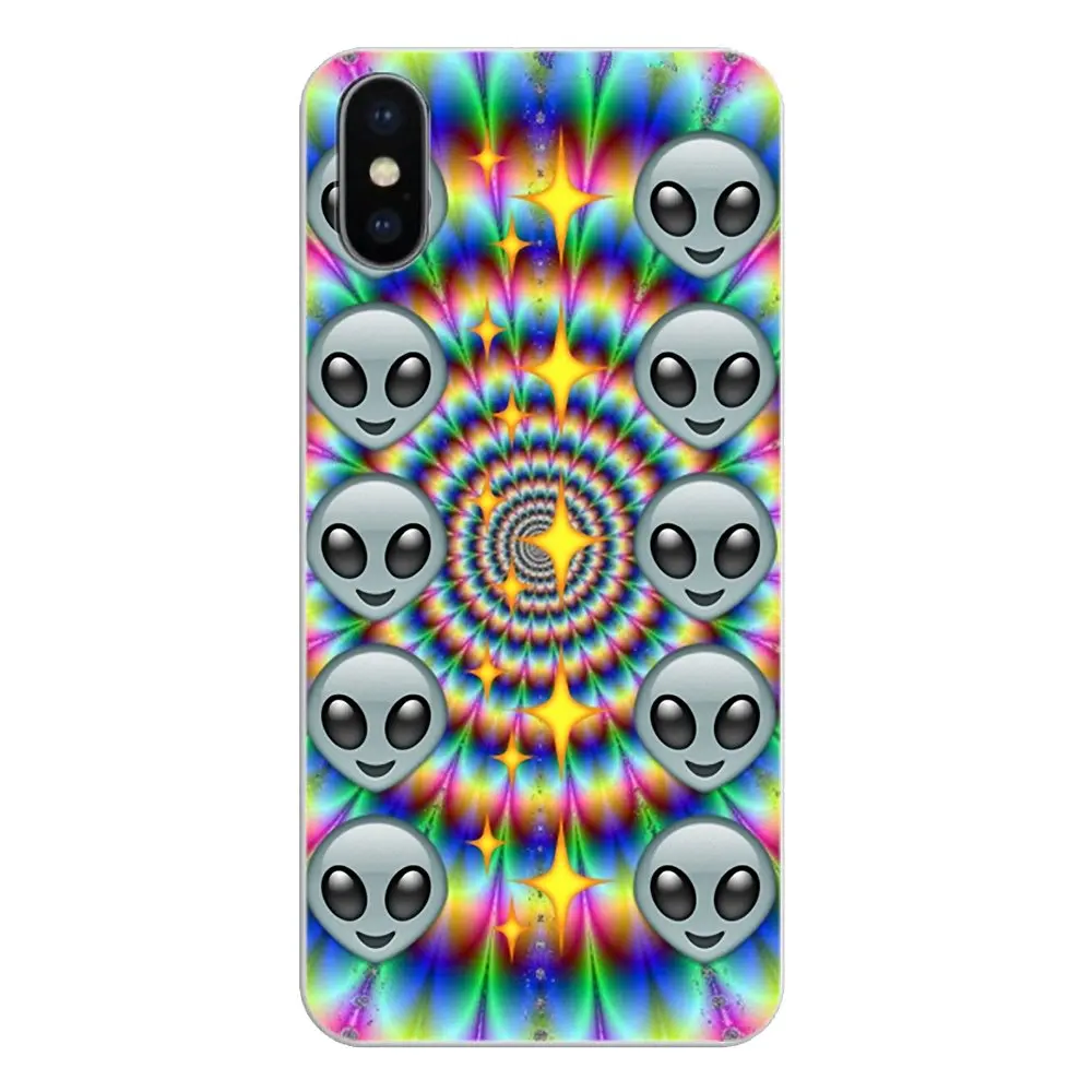 Мягкий чехол для Huawei G7 G8 P7 P8 P9 Lite Honor 4C 5X 5C 6X Mate 7 8 9 Y3 Y5 Y6 II 2 Pro 2017 alien emoji flowers fummy |