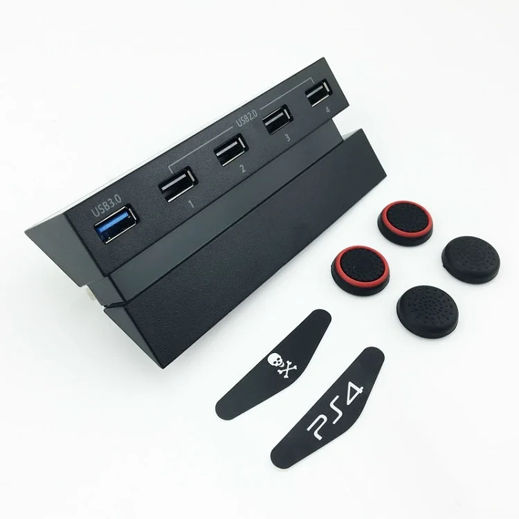 Usb-адаптер для передачи данных в виде лягушки для sony PS4, аксессуары, usb-хаб 3,0 и 2,0, usb-порт, игровая консоль, 5 в 1, набор, расширение для playstation 4