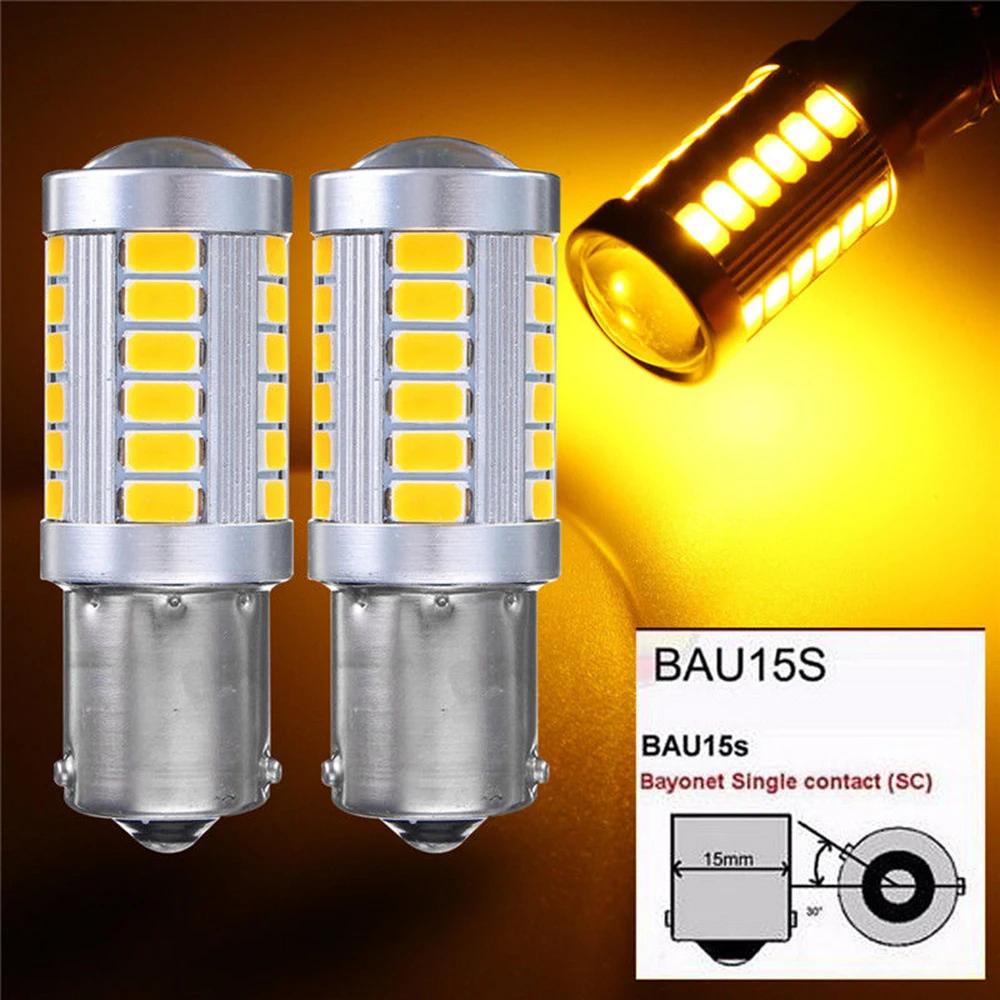Новая горячая Распродажа 2 шт. 1156 BA15S P21W 33 SMD СВЕТОДИОДНЫЙ дневной светильник