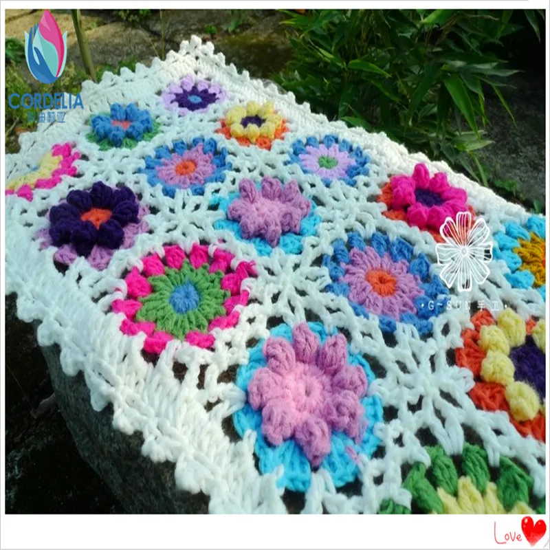 ZAKKA/модное хлопковое вязаное крючком одеяло с кружевной отделкой для маленьких