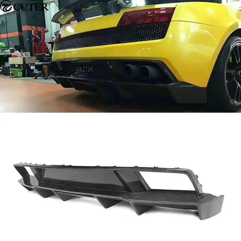 LP550 LP560 LP570 наборы для кузова автомобиля из углеродного волокна задний диффузор